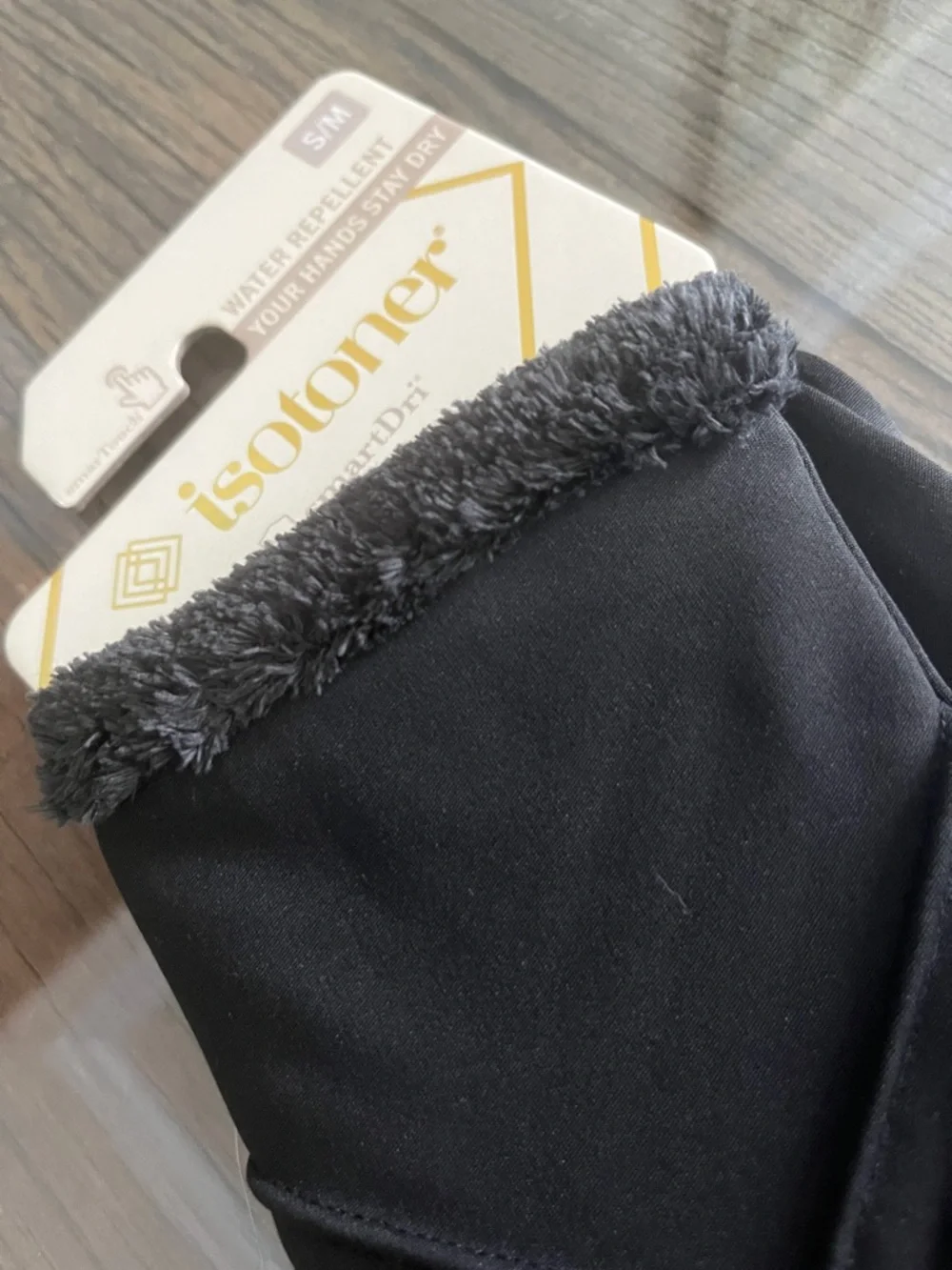S/M, isotoner, smartDri, Faux-Fur Cuff Insulated Gloves